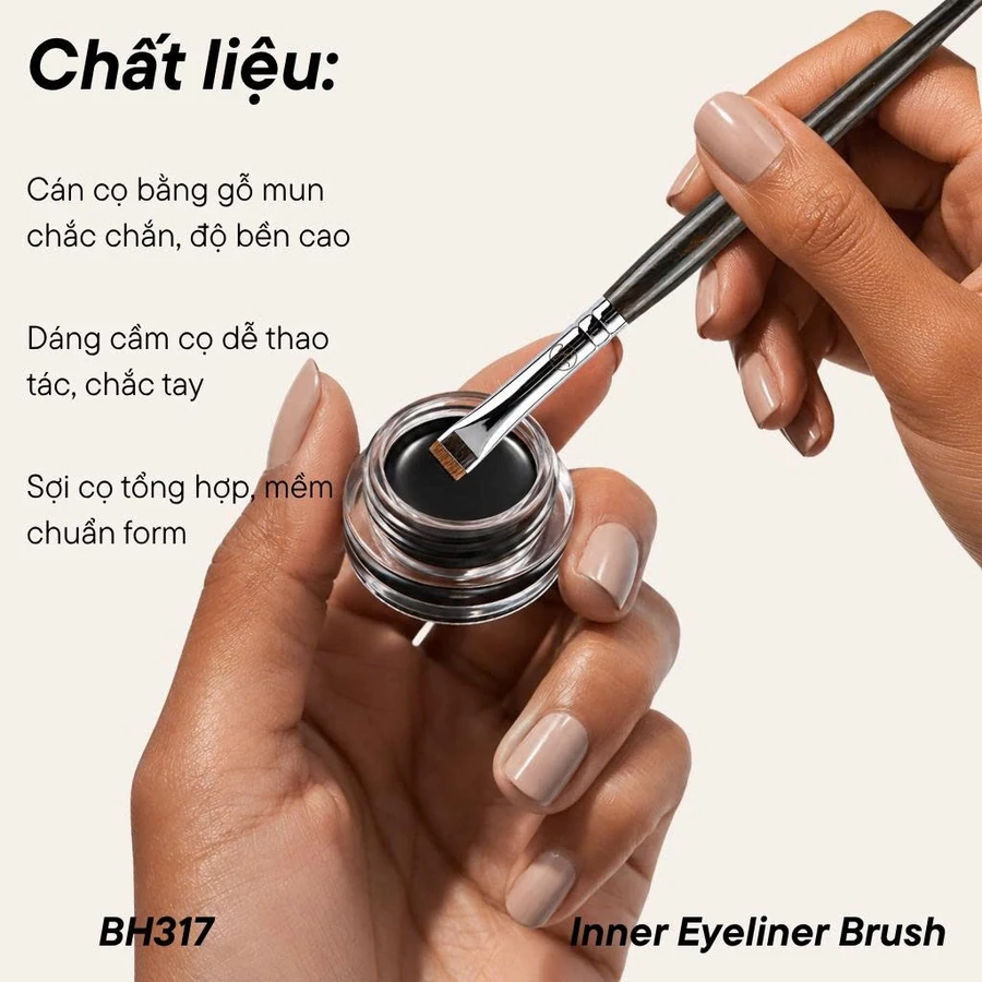 Cọ Kẻ Viền Mắt Trong BH Cosmetics Inner Eyeliner Brush BH317